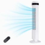 The Bedroom Is Equipped With A Silent Tower-type Fan, A 28-decibel Standing Fan, Intelligent Automatic Mode, And A 64' Swivel Bladeless Cooling Fan. - Image 2