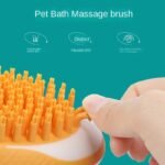 Dog Cat Bath Brush 2-in-1 Pet SPA Massage Comb Soft Silicone Pets Shower Hair Grooming Cmob Dog Cleaning Tool Pet Products - Image 10