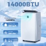 12000 BTU Portable Air Conditioner, AC Unit with Cool, Dehumidifier, Fan, 550 Sq. ft, 24H Timer On Off, Window Kit - Image 6