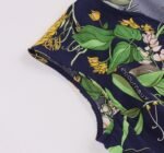 Women'S V-Neck Ruffle Skirt Printed Sleeveless Dress - Image 5
