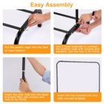 1Pc 33lbs Loading Garment Racks Freestanding Clothing Racks Clothes Rack Stands Organizer With Bottom Shelf For Dormitory Home - Image 8