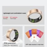 Smart Ring Health Tracker - Fitness Sleep Heart Rate Blood Oxygen Tracker Smart Ring For Men And Women,IP68 Waterproof Level Bluetooth Fitness Tracker Rings Family Care - Image 6