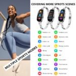 Smart Watch - Fitness Tracker And Menstrual Cycle Tracking, Heart Rate&Blood Pressure Monitoring, Sleep Tracking, Step Counter, Waterproof Smart Watch Compatible With IPhone&Android Phones - Image 2