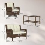 Pieces Patio Furniture Set - Image 5