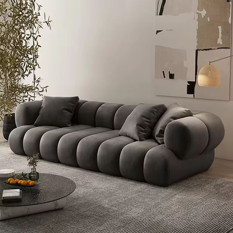 405f874f-6880-454f-97a8-2251c8b37bd9.jpg ATUNUS American Large Velvet Home Furniture Nordic Modern L Shape Corner Living Room Modular Sectional Sofa Couch Set - Image 1