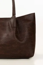 Dark Brown Tote Bag - Image 5