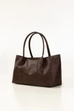 Dark Brown Tote Bag - Image 3