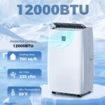 14000 BTU Portable Air Conditioner, AC Unit with Cool, Dehumidifier, Fan, 549 Sq. ft, 24H Timer On Off, Window Kit - Image 6