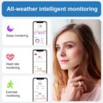 Smart Ring For Women Luxury Elegant Diamond Ring With Visible Tech Core Heart Rate Sleep Tracker Fitness Health Monitor IP68 Waterproof Compatible - Image 10