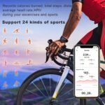 Health Smart Ring, Fitness Tracker, With Heart Rate, Blood Oxygen, Heart Rate Variability, Sleep Monitoring, Step Count, IP68 Compatible With IPhone And Android, No Subscription Fee Required - Image 2