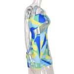Summer  Single Shoulder Sleeveless Dress Hollow Out Buttock Skirt Bag - Image 5