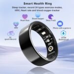 Health Smart Ring, Fitness Tracker, With Heart Rate, Blood Oxygen, Heart Rate Variability, Sleep Monitoring, Step Count, IP68 Compatible With IPhone And Android, No Subscription Fee Required - Image 7