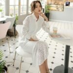 Early Autumn New Product Pure Color Shirt-style Lace Fish - Image 3