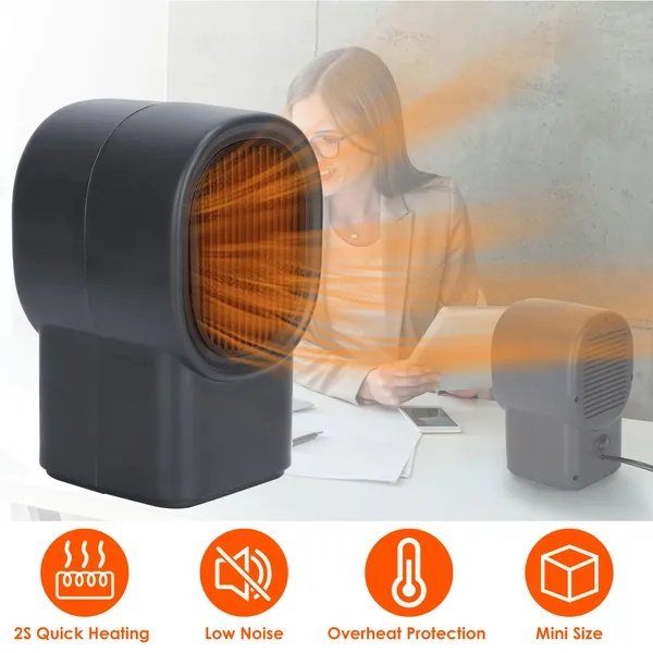 a89578e2-341c-4fa0-b86f-7be79b6c9dd5.jpg 400W Portable Electric Space Heater Mini Desktop Fan Heater Personal Small Space Heater For Home Office - Image 1