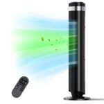 The Bedroom Is Equipped With A Silent Tower-type Fan, A 28-decibel Standing Fan, Intelligent Automatic Mode, And A 64' Swivel Bladeless Cooling Fan. - Image 9