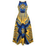 Digital Printing Women's Round Neck Sleeveless Dress - Image 3