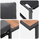 Garden Sofa Set 2 pcs Anthracite   Garden Sofa Set 2 - Image 6