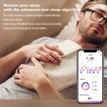 Health Smart Ring, Fitness Tracker, With Heart Rate, Blood Oxygen, Heart Rate Variability, Sleep Monitoring, Step Count, IP68 Compatible With IPhone And Android, No Subscription Fee Required - Image 8