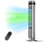 The Bedroom Is Equipped With A Silent Tower-type Fan, A 28-decibel Standing Fan, Intelligent Automatic Mode, And A 64' Swivel Bladeless Cooling Fan. - Image 3