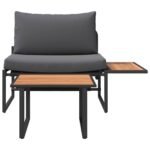 Garden Sofa Set 2 pcs Anthracite   Garden Sofa Set 2 - Image 8
