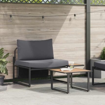 Garden Sofa Set 2 pcs Anthracite   Garden Sofa Set 2