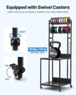 3D Printer Filament Storage Rack, 4-Tier 3D Printer Stand With Filament Storage, Spools Holder Racks Cart With Wheels, Filaments Organzied For 3D Printing Station, Office, Workshop (Shelf Only) - Image 4