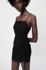 All-match Women's Summer  Pleated Decorative Dress 08193878800 - Image 2