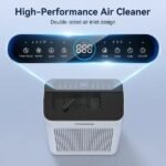 MOOKA TM06 White Air Purifiers For Home Large Room Pets Up To 2200 Sq Ft, H13 True HEPA Air Purifier Cleaner, Fragrance, Air Purifier For Bedroom Wildfire Smoke Pet Dust Pollen Odor - Image 3