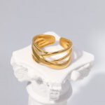 Adjustable Fashion Titanium Steel Ring - Image 5