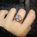 Personalized Amethyst Minimalist Womens Ring - Image 2