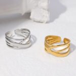 Adjustable Fashion Titanium Steel Ring - Image 3