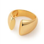 Adjustable Irregular Polished Index Finger Ring - Image 2