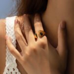Adjustable Irregular Polished Index Finger Ring - Image 5
