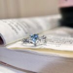 Silver Heart Zircon Open Ring, Niche Design Fashion Light Luxury Elegant High-end Hand Jewelry For Women - Image 2