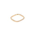 Simple Micro-Inlaid Diamond Titanium Steel Ring - Image 5