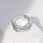 Adjustable Fashion Titanium Steel Ring - Image 4