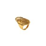 Cross-border Influencer Hollow Maple Leaf Ring - Image 3