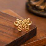Elegant Butterfly All-Match Niche Open Ring For Women - Image 5
