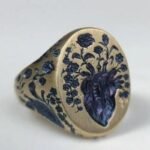 Retro Exaggerated Flower Ring For Women, Vintage Creative Statement Band With Elegant Ancient Style Temperament - Image 3