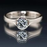 Fashionable Zircon Womens Ring With Diamonds