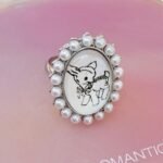 Second Dimension Starry Flower Blue Zircon Proposal Band - Image 4