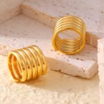 Niche Design Multi-layer Wrapped Wide Ring - Image 4