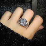 Personalized Amethyst Minimalist Womens Ring - Image 4