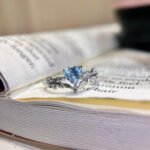 Silver Heart Zircon Open Ring, Niche Design Fashion Light Luxury Elegant High-end Hand Jewelry For Women - Image 3