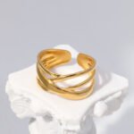 Adjustable Fashion Titanium Steel Ring