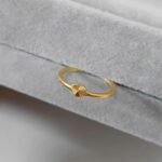 Colorfast Laser-Printed Little Heart Ring For Women - Image 2