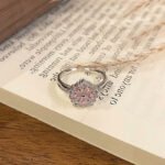 Minimalist Row Flower Series Open Ring, Sweet Fashion Floral High-end Temperament Finger Ring For Women - Image 2