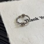 Blue Zircon Starry Flower Ring Anime Style Index Proposal Ring - Image 4