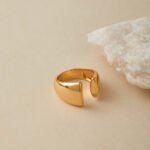 Adjustable Irregular Polished Index Finger Ring - Image 4