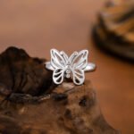 Elegant Butterfly All-Match Niche Open Ring For Women - Image 2